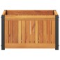 vidaXL Pflanzkübel 45x30x27,5 cm Massivholz Akazie und Stahl vidaXL Pflanzkübel 45x30x27,5 cm Massivholz Akazie und Stahl