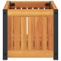 vidaXL Pflanzkübel 45x30x27,5 cm Massivholz Akazie und Stahl vidaXL Pflanzkübel 45x30x27,5 cm Massivholz Akazie und Stahl