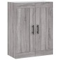 Highboard Grau Sonoma 69,5x34x180 cm Holzwerkstoff Highboard Grau Sonoma 69,5x34x180 cm Holzwerkstoff
