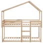 vidaXL Etagenbett ohne Matratze 90x190 cm Massivholz Kiefer