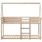 vidaXL Etagenbett ohne Matratze 90x190 cm Massivholz Kiefer vidaXL Etagenbett ohne Matratze 90x190 cm Massivholz Kiefer