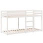 vidaXL Etagenbett mit Dach Weiß 75x190 cm Massivholz Kiefer vidaXL Etagenbett mit Dach Weiß 75x190 cm Massivholz Kiefer