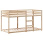 vidaXL Etagenbett mit Dach 75x190 cm Massivholz Kiefer vidaXL Etagenbett mit Dach 75x190 cm Massivholz Kiefer