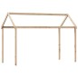 vidaXL Etagenbett mit Dach 75x190 cm Massivholz Kiefer vidaXL Etagenbett mit Dach 75x190 cm Massivholz Kiefer