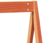 vidaXL Hochbett mit Dach Wachsbraun 75x190 cm Massivholz Kiefer vidaXL Hochbett mit Dach Wachsbraun 75x190 cm Massivholz Kiefer