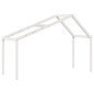 vidaXL Hochbett mit Dach Weiß 90x190 cm Massivholz Kiefer vidaXL Hochbett mit Dach Weiß 90x190 cm Massivholz Kiefer