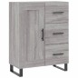 Highboard Grau Sonoma 69,5x34x180 cm Holzwerkstoff Highboard Grau Sonoma 69,5x34x180 cm Holzwerkstoff