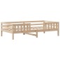 vidaXL Massivholzbett mit Dach 80x200 cm Kiefer vidaXL Massivholzbett mit Dach 80x200 cm Kiefer