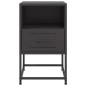 vidaXL Nachttisch Schwarz 36x39x60,5 cm Stahl vidaXL Nachttisch Schwarz 36x39x60,5 cm Stahl