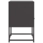vidaXL Nachttisch Schwarz 36x39x60,5 cm Stahl vidaXL Nachttisch Schwarz 36x39x60,5 cm Stahl