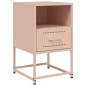vidaXL Nachttisch Rosa 36x39x60,5 cm Stahl vidaXL Nachttisch Rosa 36x39x60,5 cm Stahl