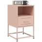 vidaXL Nachttisch Rosa 36x39x60,5 cm Stahl vidaXL Nachttisch Rosa 36x39x60,5 cm Stahl