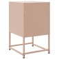 vidaXL Nachttisch Rosa 36x39x60,5 cm Stahl vidaXL Nachttisch Rosa 36x39x60,5 cm Stahl