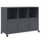 vidaXL Sideboard Anthrazit 100,5x39x72 cm Stahl vidaXL Sideboard Anthrazit 100,5x39x72 cm Stahl