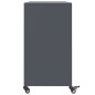 vidaXL Sideboard Anthrazit 100,5x39x72 cm Stahl vidaXL Sideboard Anthrazit 100,5x39x72 cm Stahl