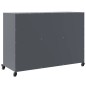 vidaXL Sideboard Anthrazit 100,5x39x72 cm Stahl vidaXL Sideboard Anthrazit 100,5x39x72 cm Stahl