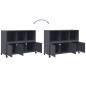 vidaXL Sideboard Anthrazit 100,5x39x72 cm Stahl vidaXL Sideboard Anthrazit 100,5x39x72 cm Stahl