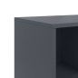 vidaXL Sideboard Anthrazit 100,5x39x72 cm Stahl vidaXL Sideboard Anthrazit 100,5x39x72 cm Stahl