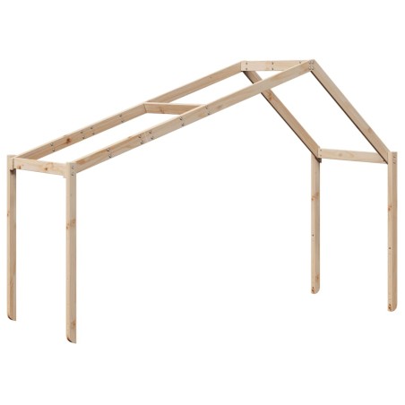 vidaXL Dach für Kinderbett 213x85,5x144,5 cm Massivholz Kiefer