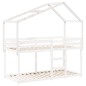 vidaXL Dach für Kinderbett Weiß 213x95,5x144,5 cm Massivholz Kiefer vidaXL Dach für Kinderbett Weiß 213x95,5x144,5 cm Massivholz Kiefer