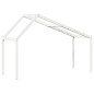 vidaXL Dach für Kinderbett Weiß 213x95,5x144,5 cm Massivholz Kiefer vidaXL Dach für Kinderbett Weiß 213x95,5x144,5 cm Massivholz Kiefer