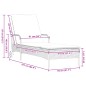 vidaXL Sonnenliegen mit Auflagen 2 Stk. Grau Poly-Rattan vidaXL Sonnenliegen mit Auflagen 2 Stk. Grau Poly-Rattan