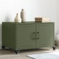 vidaXL Couchtisch Olivgrün 68x50x43,5 cm Kaltgewalzter Stahl vidaXL Couchtisch Olivgrün 68x50x43,5 cm Kaltgewalzter Stahl