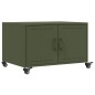 vidaXL Couchtisch Olivgrün 68x50x43,5 cm Kaltgewalzter Stahl vidaXL Couchtisch Olivgrün 68x50x43,5 cm Kaltgewalzter Stahl