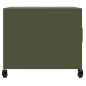 vidaXL Couchtisch Olivgrün 68x50x43,5 cm Kaltgewalzter Stahl vidaXL Couchtisch Olivgrün 68x50x43,5 cm Kaltgewalzter Stahl