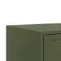 vidaXL Couchtisch Olivgrün 68x50x43,5 cm Kaltgewalzter Stahl vidaXL Couchtisch Olivgrün 68x50x43,5 cm Kaltgewalzter Stahl
