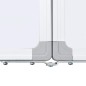 vidaXL Magnetisches Whiteboard Klappbar 120x100x1,7 cm Aluminium vidaXL Magnetisches Whiteboard Klappbar 120x100x1,7 cm Aluminium