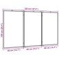 vidaXL Magnetisches Whiteboard Klappbar 120x100x1,7 cm Aluminium vidaXL Magnetisches Whiteboard Klappbar 120x100x1,7 cm Aluminium
