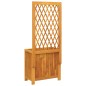 vidaXL Pflanzkübel mit Rankgitter 55x29,5x132 cm Massivholz Akazie vidaXL Pflanzkübel mit Rankgitter 55x29,5x132 cm Massivholz Akazie