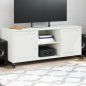 vidaXL TV-Schrank Weiß 100,5x39x43,5 cm Kaltgewalzter Stahl vidaXL TV-Schrank Weiß 100,5x39x43,5 cm Kaltgewalzter Stahl