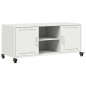 vidaXL TV-Schrank Weiß 100,5x39x43,5 cm Kaltgewalzter Stahl vidaXL TV-Schrank Weiß 100,5x39x43,5 cm Kaltgewalzter Stahl
