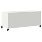 vidaXL TV-Schrank Weiß 100,5x39x43,5 cm Kaltgewalzter Stahl vidaXL TV-Schrank Weiß 100,5x39x43,5 cm Kaltgewalzter Stahl