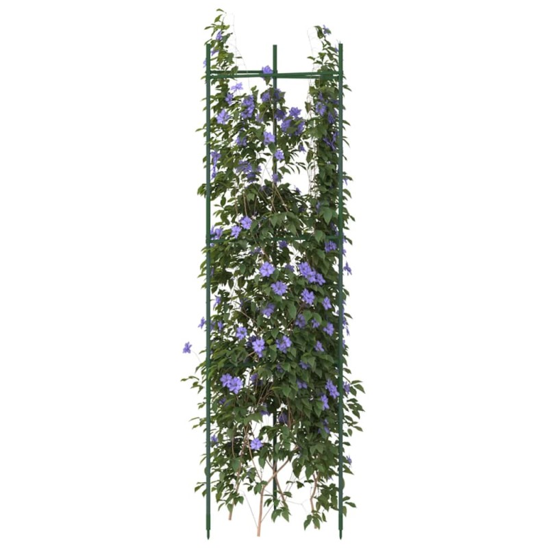 vidaXL Tomatenkäfige 8 Stk. 116 cm Stahl und PP vidaXL Tomatenkäfige 8 Stk. 116 cm Stahl und PP