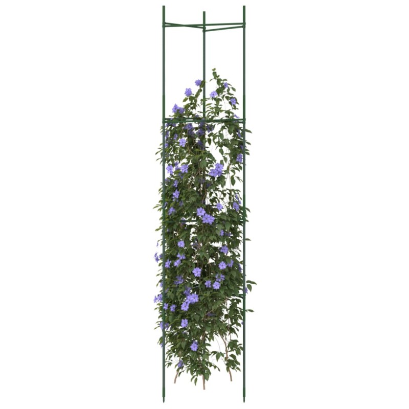 vidaXL Tomatenkäfige 4 Stk. 154 cm Stahl und PP vidaXL Tomatenkäfige 4 Stk. 154 cm Stahl und PP