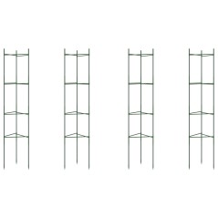 vidaXL Tomatenkäfige 4 Stk. 154 cm Stahl und PP