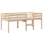 vidaXL Hochbett mit Dach 90x200 cm Massivholz Kiefer vidaXL Hochbett mit Dach 90x200 cm Massivholz Kiefer