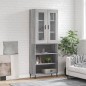 Highboard Grau Sonoma 69,5x34x180 cm Holzwerkstoff Highboard Grau Sonoma 69,5x34x180 cm Holzwerkstoff