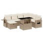 vidaXL 8-tlg. Garten-Sofagarnitur mit Kissen Beige Poly Rattan vidaXL 8-tlg. Garten-Sofagarnitur mit Kissen Beige Poly Rattan