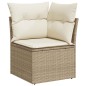 vidaXL 8-tlg. Garten-Sofagarnitur mit Kissen Beige Poly Rattan vidaXL 8-tlg. Garten-Sofagarnitur mit Kissen Beige Poly Rattan