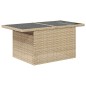 vidaXL 8-tlg. Garten-Sofagarnitur mit Kissen Beige Poly Rattan vidaXL 8-tlg. Garten-Sofagarnitur mit Kissen Beige Poly Rattan