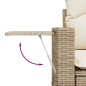 vidaXL 8-tlg. Garten-Sofagarnitur mit Kissen Beige Poly Rattan vidaXL 8-tlg. Garten-Sofagarnitur mit Kissen Beige Poly Rattan