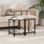 vidaXL Couchtische mit Glasplatte 2 Stk. Transparent 30x30x40 cm Stahl vidaXL Couchtische mit Glasplatte 2 Stk. Transparent 30x30x40 cm Stahl