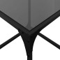 vidaXL Couchtisch mit Glasplatte Schwarz Transparent 40x40x40 cm Stahl vidaXL Couchtisch mit Glasplatte Schwarz Transparent 40x40x40 cm Stahl