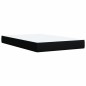 vidaXL Boxspringbett mit Matratze Schwarz 120x190 cm Stoff vidaXL Boxspringbett mit Matratze Schwarz 120x190 cm Stoff