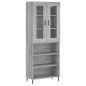 Highboard Grau Sonoma 69,5x34x180 cm Holzwerkstoff Highboard Grau Sonoma 69,5x34x180 cm Holzwerkstoff