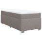 vidaXL Boxspringbett mit Matratze Taupe 100x200 cm Stoff vidaXL Boxspringbett mit Matratze Taupe 100x200 cm Stoff